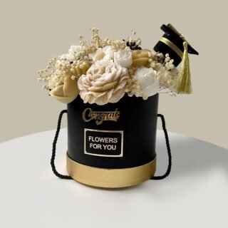 Box bougie Fleurs parfumée Congratulations