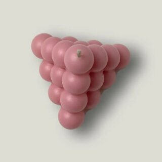Bougie parfumée forme Pyramide à bulles